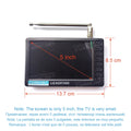 LEADSTAR D5 Portable TV Pocket TV 5 Inch DVB-T2 ATSC ISDB-T TDT DTT Digital and Analog Mini Small Car Television Support TF AC3