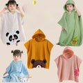 Children's Cotton Gauze Can Wear Hooded Cloak Bath Towel | SAMAG