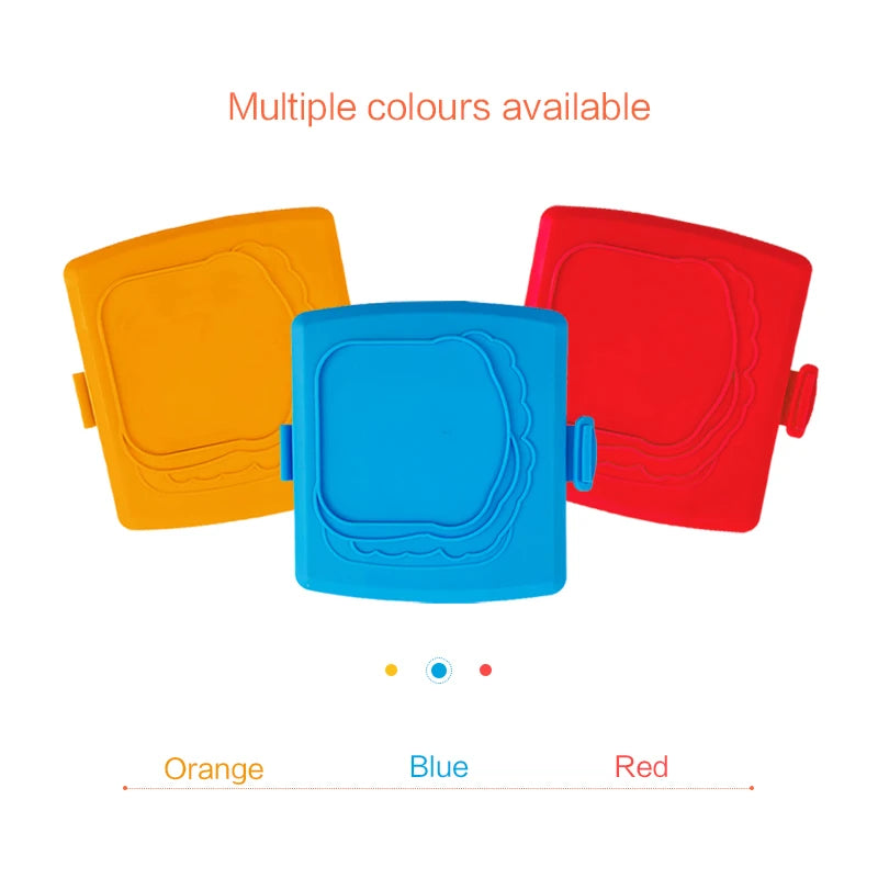 Portable Quick Heating Microwave Oven Toaster Removable Non-Stick Plates Silicone Microwavable Cookware Panini Press