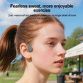 Bluetooth 6.0 Bone Conduction Earphones Sports Wireless Headphones Neckband Headsets HiFi Stereo ENC Noise Reduction Earbuds