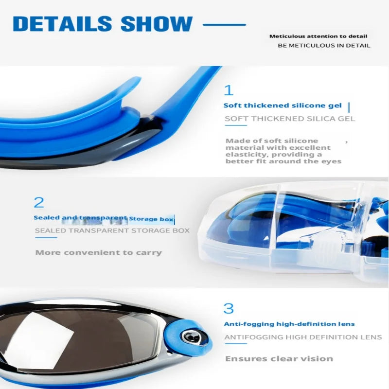 WAVE Professional Racing Swim Goggles for Adults | SAMAG