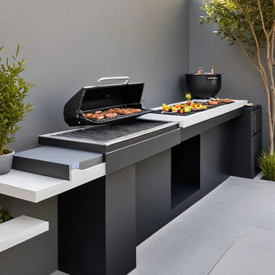 Professional Waterproof Aluminum Outdoor Kitchen Cabinets | SAMAG