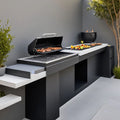 Professional Waterproof Aluminum Outdoor Kitchen Cabinets BBQ Pod Flame Tamer Safety Storage Durable for Cuisine Use Customize