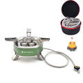 Strong Fire Stove High Firepower Portable Outdoor Stove Camping Gas Stove Folding Head Burner with Storage Bag For Hiking