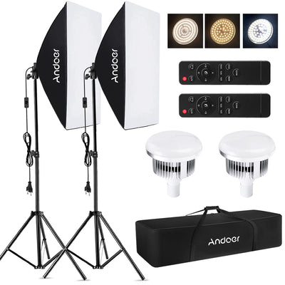Andoer Studio Photography Light kit Softbox Lighting Set | SAMAG