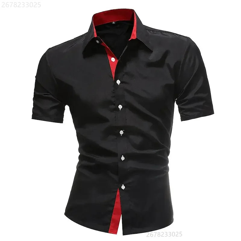 Men's casual business short-sleeved shirt | SAMAG