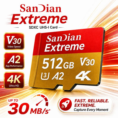 128GB Memory Card Flash Reliable Micro TF SD High Speed | SAMAG