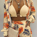 Bathing Suit Shorts Cover Up Summer Three Pieces Swimwear | SAMAG