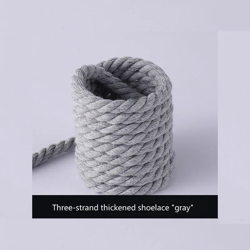 New Shoe Laces Thick Laces for Shoes Round Rope Wide Laces Sneakers Shoestrings XDr04