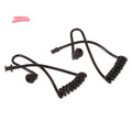 Y-2Pcs For Radio Earpiece Headset Walkie Talkie Earphone Coil Spring Air Tube Coil Acoustic Air Tube Earplug Replacement