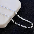 Exquisite Fashion 18K Gold Filled Necklace For Women Men Size 16 - 30 Inch Jewelry Chain - Visuel 8 | SAMAG