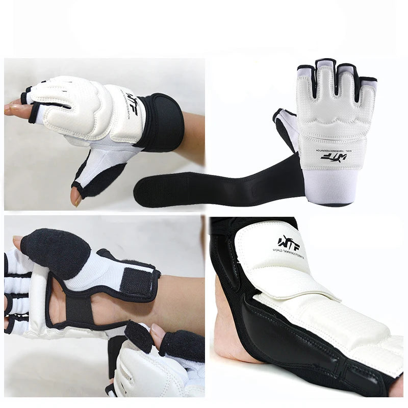 New Half Finger Boxing Gloves Kickboxing Foot Hand - View 5 | SAMAG