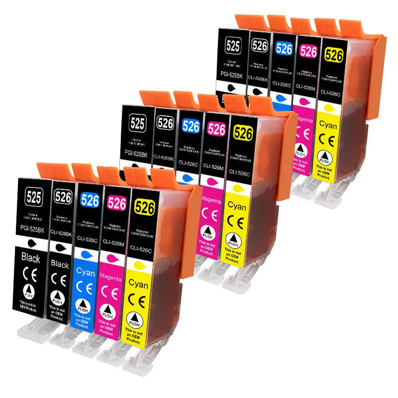 525 526XL Ink Cartridge For Canon PGI-525 CLI-526 XL Compatible PIXMA iP4850 iP4950 MG5150 MG5250 MG6150 MG8150 MG5350 Printer