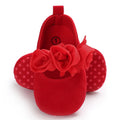 Baby Shoes Cute Baby Sweet Princess Style 0-1 Year Old Non slip Fabric Sole Newborn Red Holiday Walking Shoes 2023 New Ins Super