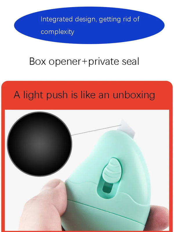 Theft Protection Roller Stamp Envelope Opener and Identity Theft Prevention Security Stamp