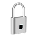 KERUI Fingerprint Lock Keyless USB Charging Smart Padlock Waterproof Door Lock 0.2sec Unlock Portable Anti-theft Padlock Zinc