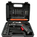 47PCS 3.6v 2PCS Cordless Screwdriver Set with Rechargeable Lithium Battery Household Electric Drill Tool for - View 8 | SAMAG