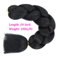 100g 24inch Jumbo Braiding Hair Synthetic Braiding Hair Braid in Hair Extensions Braids Hair for Twist for Daily Cosplay