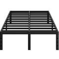 14 Inch High,Bed Frame Platform,Metal Bed,Heavy Duty Steel Slat Mattress Foundation,Easy Assembly,No Noise and Shaking,Black