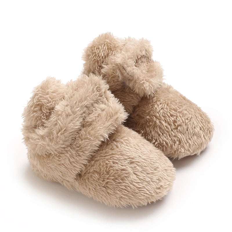 Winter Boots For Baby Boys And Girls Snow Soft Sole Anti Slip And Warm Flat Shoes Baby's First Walking Baby Shoes Boots 0-18
