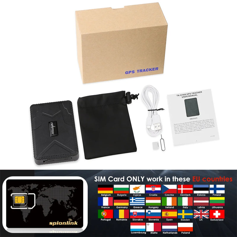 Car GPS Tracker TK915 GPS Locator 10000mAh Magnet Waterproof IP65 GPS Car Tracker Tamper Alert LIFETIME FREE APP PK TKSTAR TK905