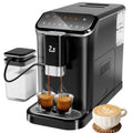 20 Bar Fully Automatic Espresso Machine With Grinder Milk Frother One-Touch 6 Recipes 1.5L Tank Self-Cleaning For Home Office