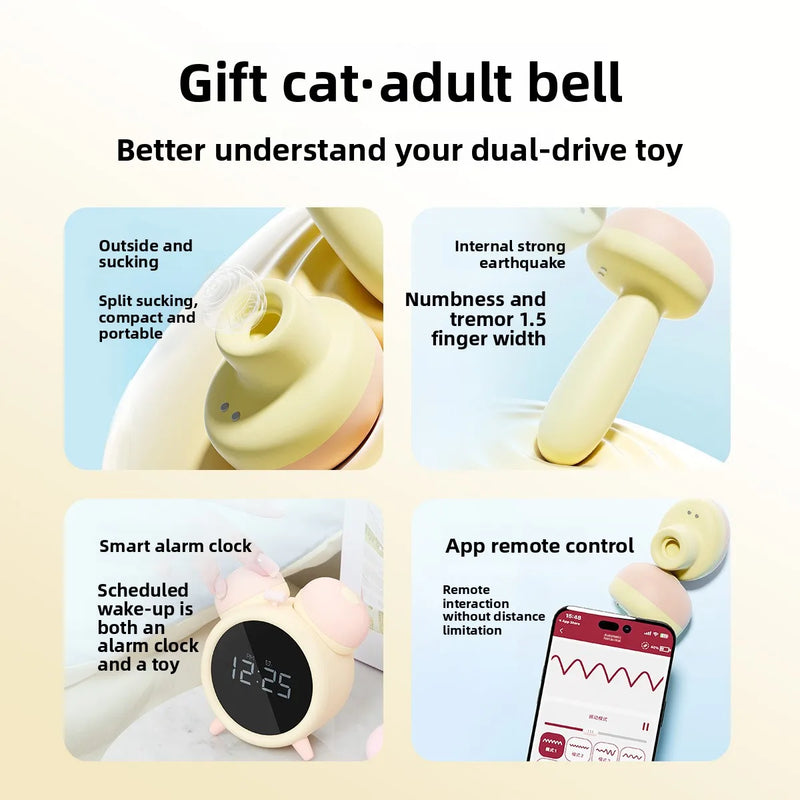 A women's alarm clock, not only an alarm clock but also a very enjoyable appliance