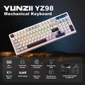 YUNZII YZ98 White Full Size Mechanical Gaming Keyboard - Visuel 2 | SAMAG