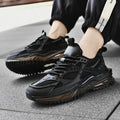 High-quality Large-sized Round-toed Thick-soled Height-increasing Shock-absorbing and Low-top New Casual Sports Shoes