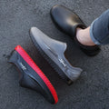 Simple Style Outdoor Work Commute Fishing Kitchen Non-Slip Waterproof Men's Flat-Soled High-Quality Rubber Boots Rain Boots