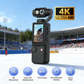 New Pocket3 Pro 4K Sports Action Camera Remote Control 2.0" IPS Screen Portable DV Video Recorder for Cycling Motorcycle Vlog