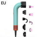 For EU 5-in-1 Leaf Free Hair Dryer, Lon Negative, Professional Hair Care, Quick Drying, 1400 watts, High Speed, Po