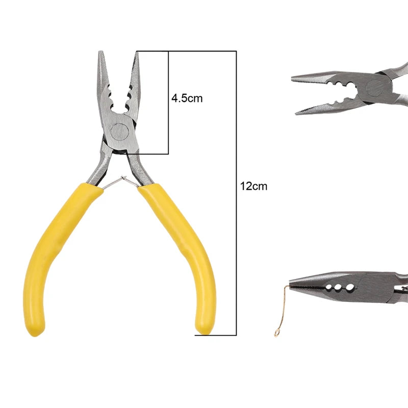 Multifunctional Hand Tools Jewelry Pliers with round Nose End - Cutting Wire Tool for DIY Handmade Jewelry Making Accessories
