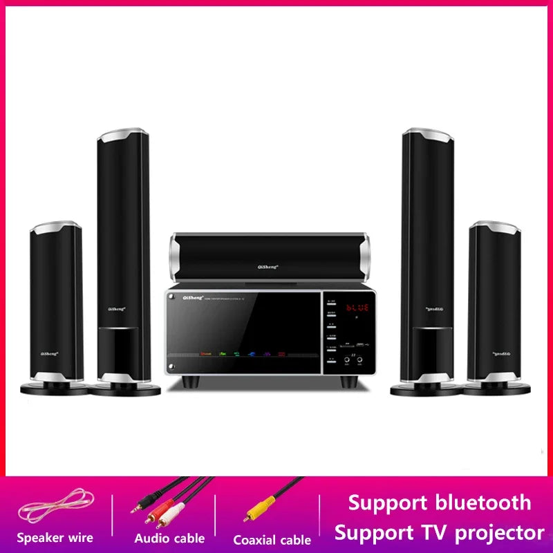 1000W high-power  caixa de som bluetooth home TV living room KTV Bluetooth speaker surround sound subwoofer theater sound system