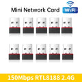 150Mbps Mini USB Wireless Wifi Adapter Wi fi Network LAN Card 802.11b/g/n RTL8188 Adaptor for PC Desktop | SAMAG