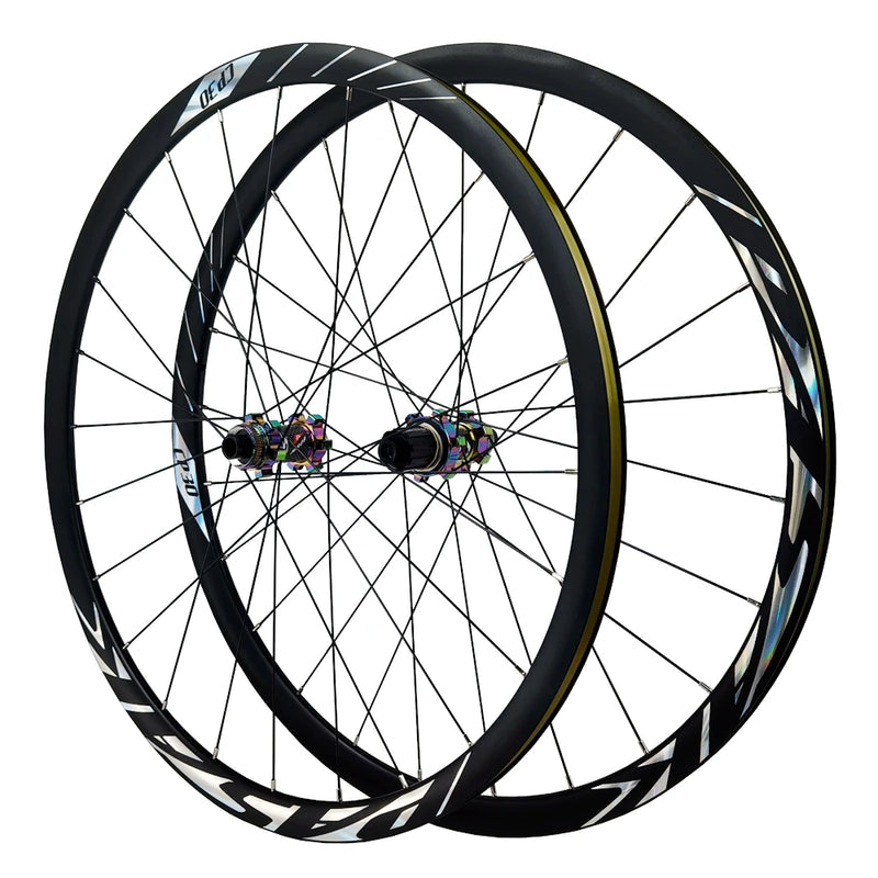 Road Bike 700C Wheelset 24h Center Lock Disc Brake HG MS XDR Hub Driver 12Speed QR 9x100 10x135 THRU 152x100 12x142mm XC Cycle