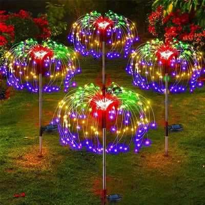 Outdoor LED Solar Firework Lights Garden Decoration Fairy | SAMAG