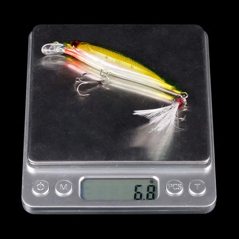 Laser Minnow Fishing Lure 10/ Artificial Bionic 9cm/7g | SAMAG