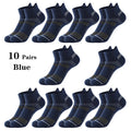 10 Pairs Ankle Athletic Running Socks Men Women Simple | SAMAG