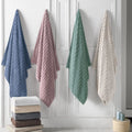 Classic Turkish Towel, Extra Large, Premium Cotton Bath,Thick and Absorbent,Quick-Dry,Ribbed, Luxury Bathroom Towels, 27x55 Inch