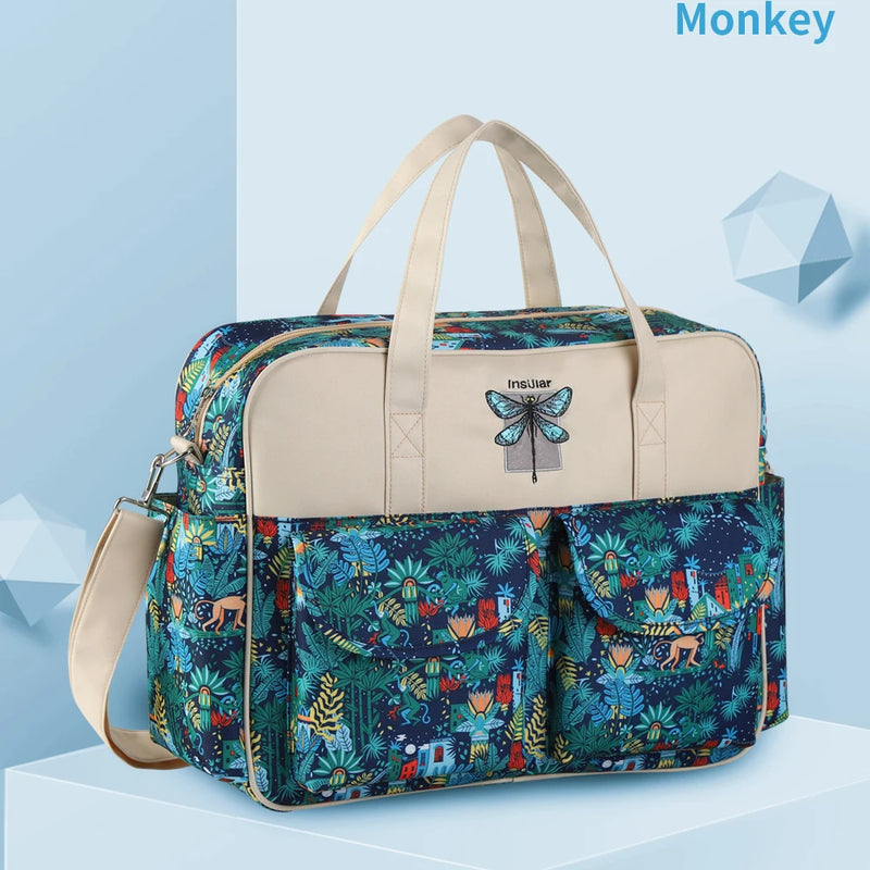 New Style Waterproof Diaper Bag Large Capacity Messenger Travel Bag Multifunctional Maternity Mother Baby Stroller Bags