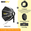 SMDV Flip 32 Quickly Release Parabolic Out Door Softbox for Godox Flash Soft box V1 AD100PRO AD300PRO V860III AD200