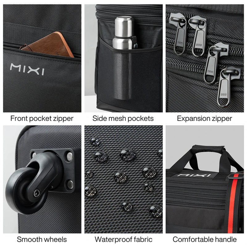 Mixi Expandable Large Capacity Foldable Travel Bag With Rolling Wheels Luggage Bag Duffel Bag M3015