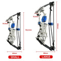 2 Size Mini 304 Stainless Steel Compound Bow Small Pulley | SAMAG