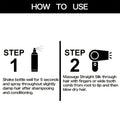 Leave-In Conditioner Spray with Keratin & Argan Oil - Deep Hydration for Curly/Color-Treated Hair - Frizz Control & Shine Enhanc