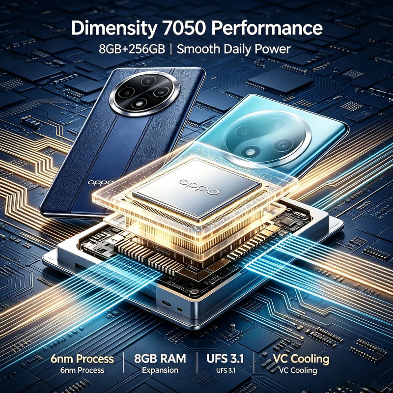 OPPO A3Pro 5G 2026 High-Speed 5G Smartphone with 5000mAh Battery 67W SUPERVOOC Fast Charge AI Dual Camera Official Authentic Pr