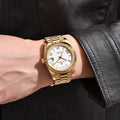 PAGANI DESIGN DD40 Gold White Date Week Luxury Automatic Watches Men TMI NH36A AR Sapphire crystal Mechanical Wristwatch For Men