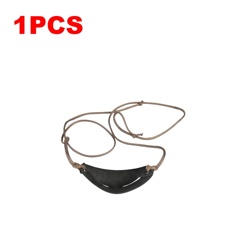 1-4PCS Old-Fashioned Slingshot Leather Throwing Sling Handmade Shepherd Shot Rope Strap For Outdoor Hiking Hunting Accessories