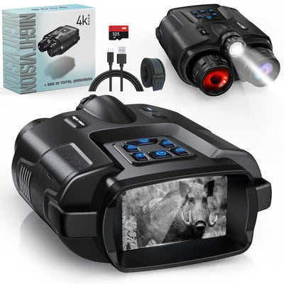 Night Vision Binoculars 4K Infrared 5000mAH Rechargeable | SAMAG