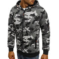 2026 New Mens Sweatshirt Casual Camouflage Hooded Coat for Spring Autumn Male Streetwear Hoodies Cardigan Sportswear MY766
